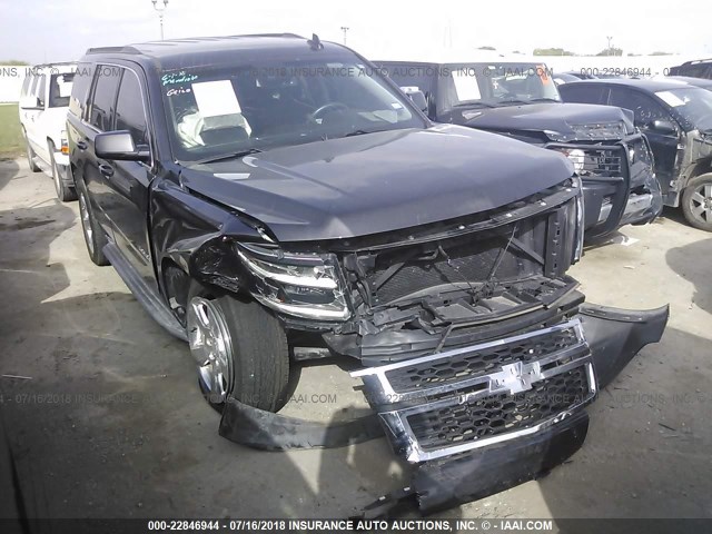 1GNSCBKCXGR415519 - 2016 CHEVROLET TAHOE C1500 LT BLACK photo 1