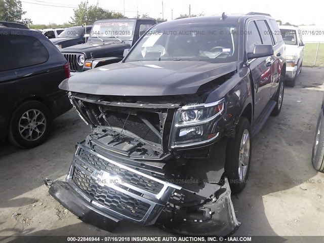 1GNSCBKCXGR415519 - 2016 CHEVROLET TAHOE C1500 LT BLACK photo 2