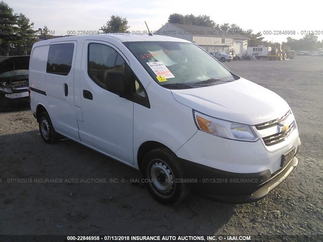 3N63M0ZN1FK730840 - 2015 CHEVROLET CITY EXPRESS LT WHITE photo 1