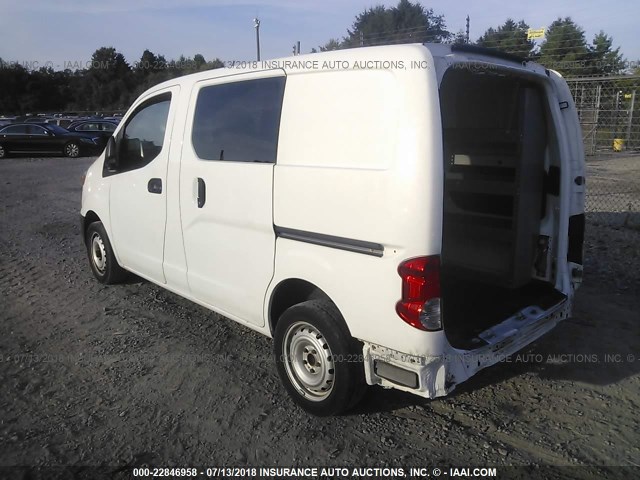 3N63M0ZN1FK730840 - 2015 CHEVROLET CITY EXPRESS LT WHITE photo 3