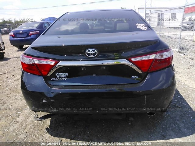 4T1BF1FK7GU203603 - 2016 TOYOTA CAMRY LE/XLE/SE/XSE Dark Blue photo 6