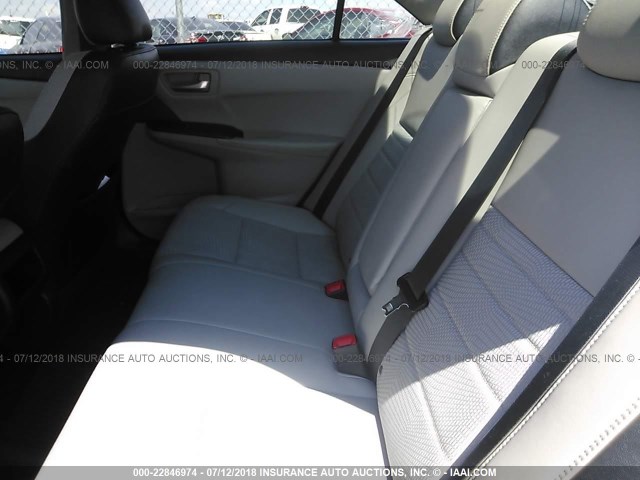 4T1BF1FK7GU203603 - 2016 TOYOTA CAMRY LE/XLE/SE/XSE Dark Blue photo 8