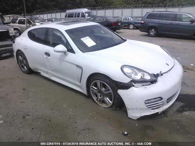 WP0AA2A75DL015347 - 2013 PORSCHE PANAMERA 2/4 WHITE photo 1