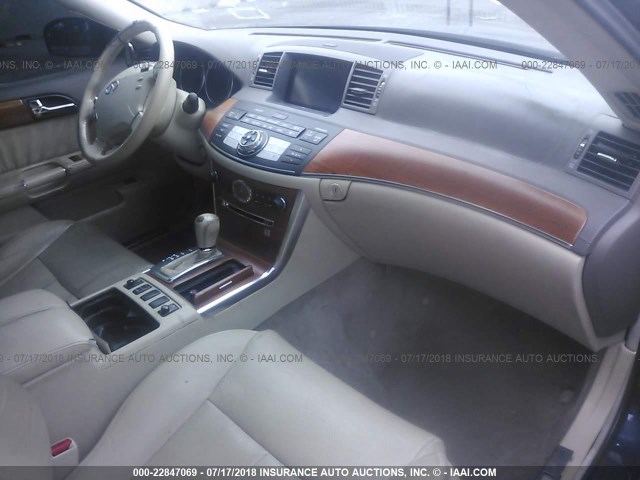 JNKAY01F96M264852 - 2006 INFINITI M35 SPORT BLUE photo 5