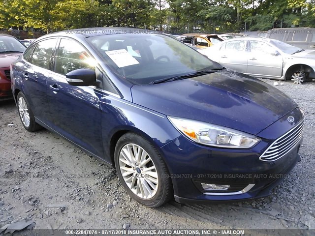 1FADP3J21GL288110 - 2016 FORD FOCUS TITANIUM BLUE photo 1