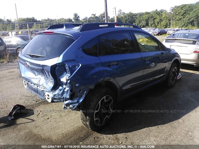 JF2GPADC3H8215617 - 2017 SUBARU CROSSTREK PREMIUM Көк фото 4