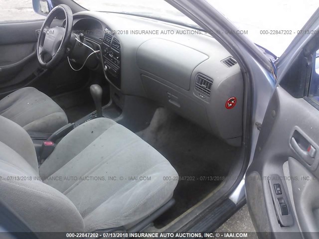 JT2BG12K2T0368203 - 1996 TOYOTA CAMRY DX/LE/XLE BLUE photo 5