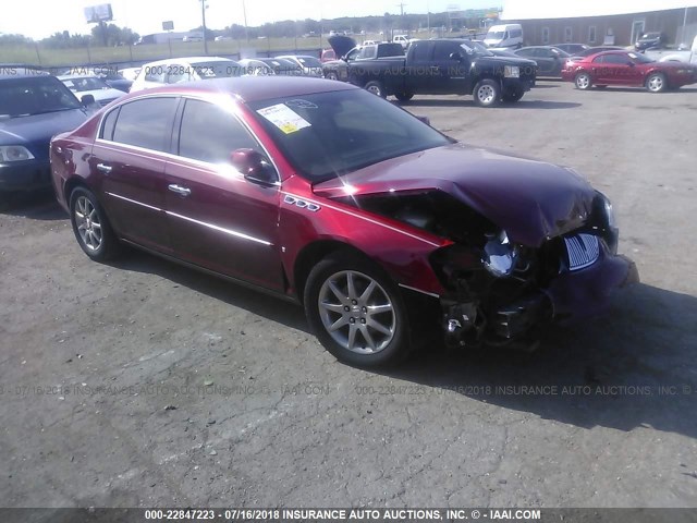 1G4HD57208U205328 - 2008 BUICK LUCERNE CXL MAROON photo 1