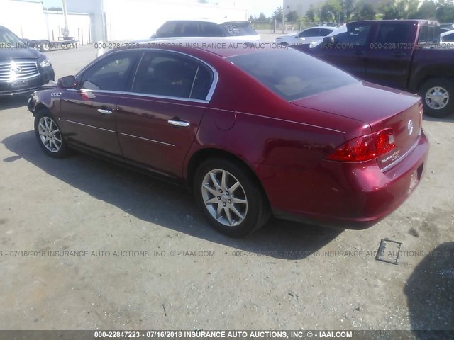 1G4HD57208U205328 - 2008 BUICK LUCERNE CXL MAROON photo 3