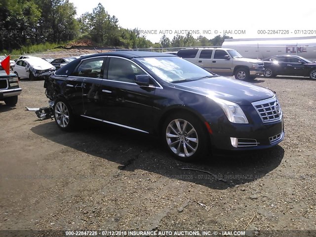 2G61M5S37E9183412 - 2014 CADILLAC XTS LUXURY COLLECTION BLUE photo 1