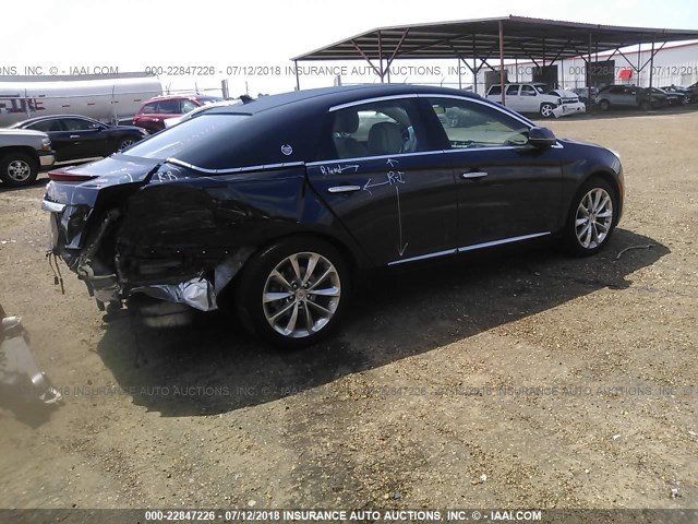 2G61M5S37E9183412 - 2014 CADILLAC XTS LUXURY COLLECTION BLUE photo 4
