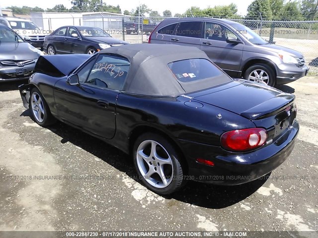 JM1NB353230304245 - 2003 MAZDA MX-5 MIATA LS BLACK photo 3