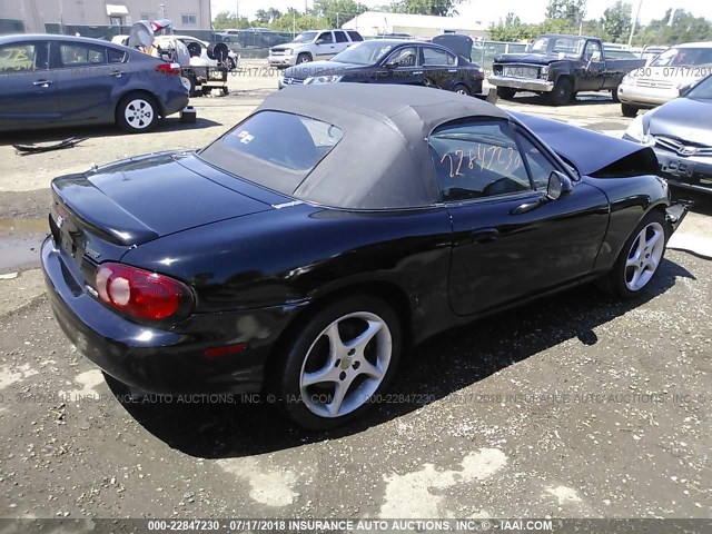 JM1NB353230304245 - 2003 MAZDA MX-5 MIATA LS BLACK photo 4