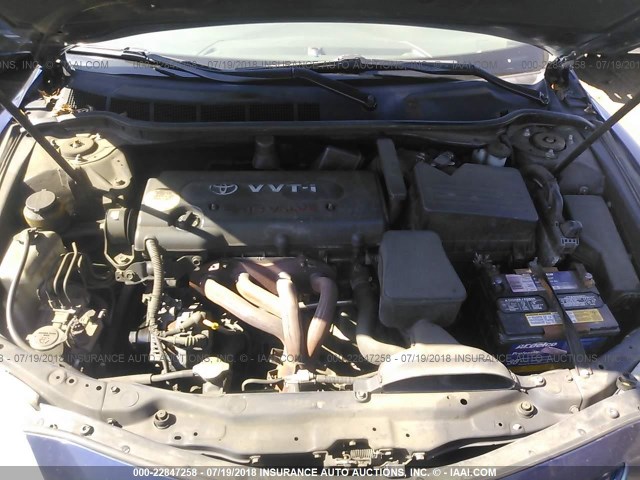 4T1BE46KX7U050283 - 2007 TOYOTA CAMRY NEW GENERAT CE/LE/XLE/SE BLUE photo 10