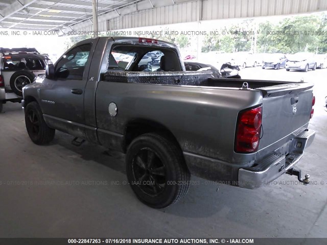 1D7HA16K87J500609 - 2007 DODGE RAM 1500 ST GRAY photo 3