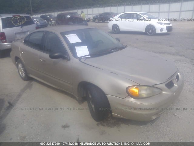 1G2NE52E25M141363 - 2005 PONTIAC GRAND AM SE BEIGE photo 1