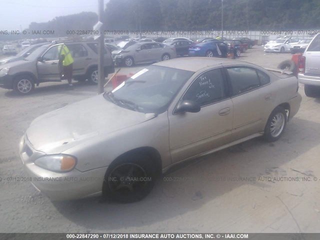 1G2NE52E25M141363 - 2005 PONTIAC GRAND AM SE BEIGE photo 2