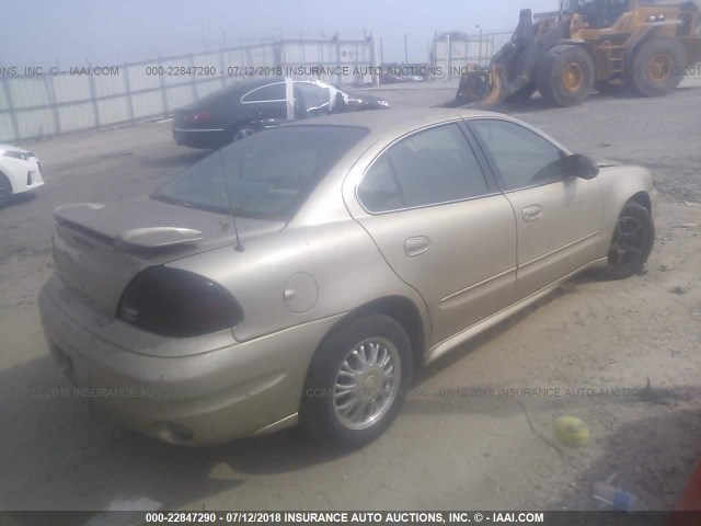 1G2NE52E25M141363 - 2005 PONTIAC GRAND AM SE BEIGE photo 4