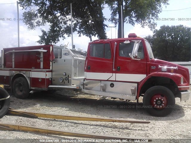 1FVABUCS22HJ62286 - 2002 FREIGHTLINER MEDIUM CONVENTION FL70 RED photo 4