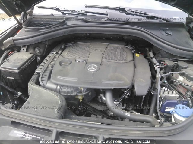 4JGDA5HB0EA439990 - 2014 MERCEDES-BENZ ML 350 4MATIC BLACK photo 10
