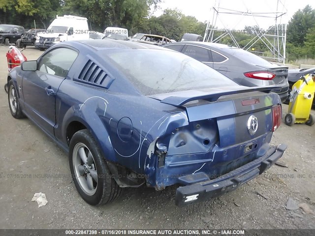 1ZVFT80N765221244 - 2006 FORD MUSTANG BLUE photo 6