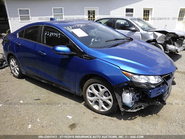 1G1RB6S51JU119000 - 2018 CHEVROLET VOLT PREMIER BLUE photo 1