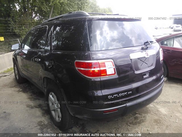 5GZEV23D59J135787 - 2009 SATURN OUTLOOK XR იასამნისფერი ფოტო 3