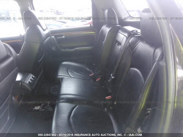 5GZEV23D59J135787 - 2009 SATURN OUTLOOK XR იასამნისფერი ფოტო 8