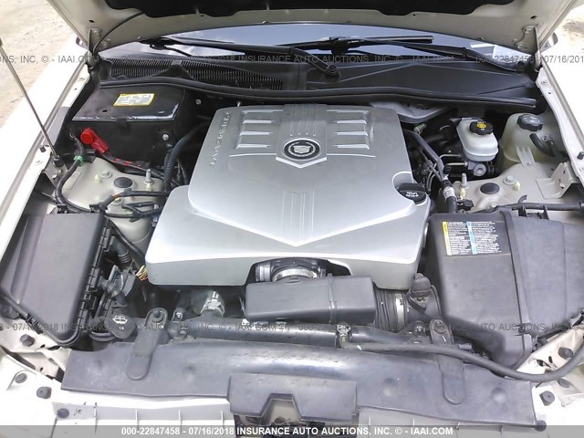 1G6DM57T270161305 - 2007 CADILLAC CTS GOLD photo 10