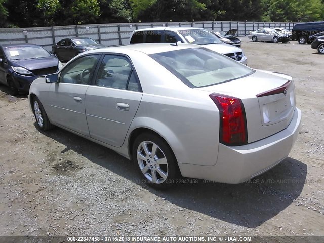 1G6DM57T270161305 - 2007 CADILLAC CTS GOLD photo 3