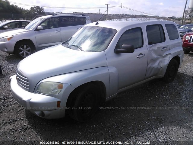 3GNBAADB4AS611691 - 2010 CHEVROLET HHR LS SILVER photo 2