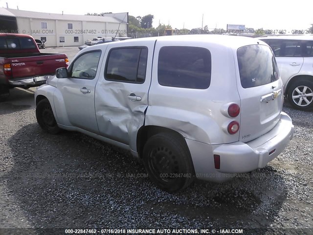 3GNBAADB4AS611691 - 2010 CHEVROLET HHR LS SILVER photo 3