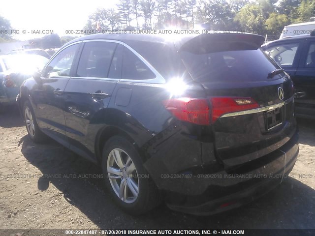 5J8TB4H30FL008833 - 2015 ACURA RDX BLACK photo 3