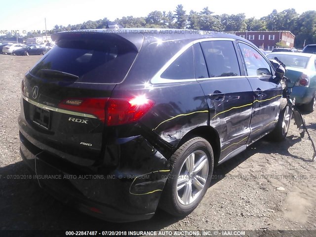 5J8TB4H30FL008833 - 2015 ACURA RDX BLACK photo 4