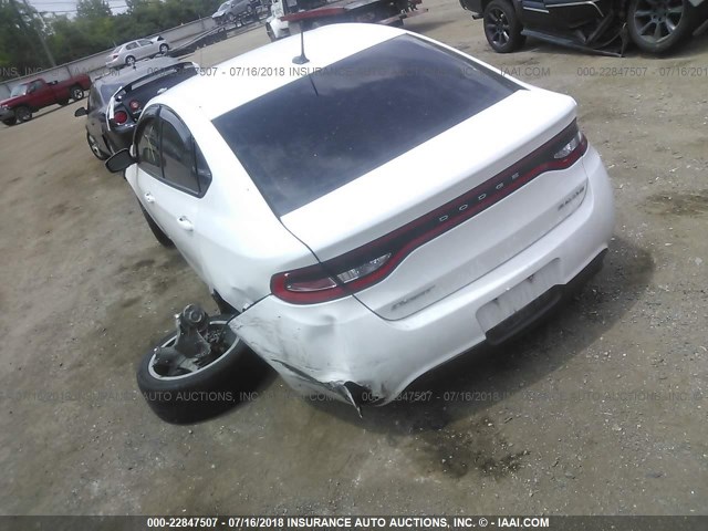 1C3CDFBA7DD122903 - 2013 DODGE DART SXT WHITE photo 3