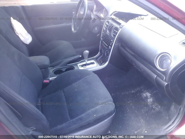 1YVHP80C675M17279 - 2007 MAZDA 6 I أحمر صورة 5