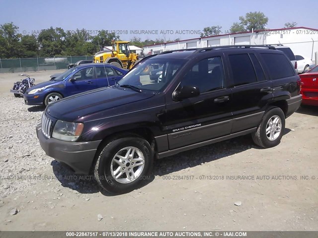 1J4GW48S44C234215 - 2004 JEEP GRAND CHEROKEE LAREDO/COLUMBIA/FREEDOM 勃艮第红 照片 2