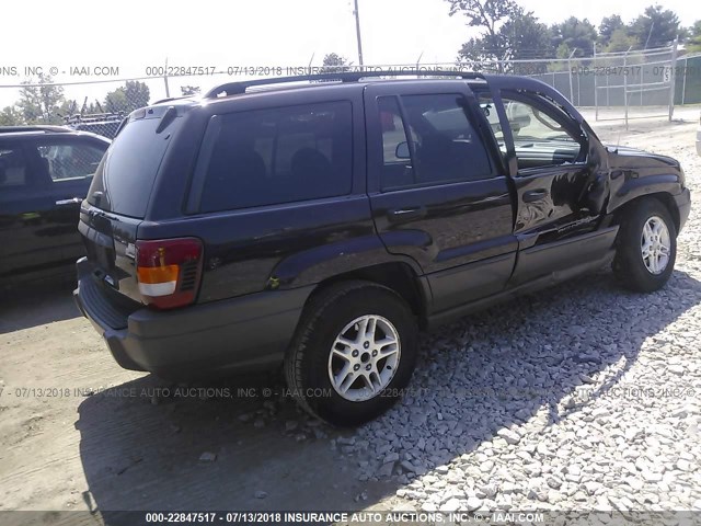 1J4GW48S44C234215 - 2004 JEEP GRAND CHEROKEE LAREDO/COLUMBIA/FREEDOM 勃艮第红 照片 4