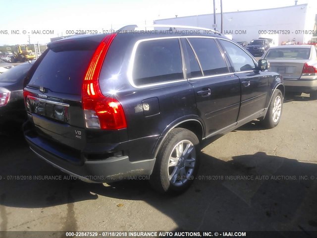 YV4CZ852071374637 - 2007 VOLVO XC90 V8 BLUE photo 4