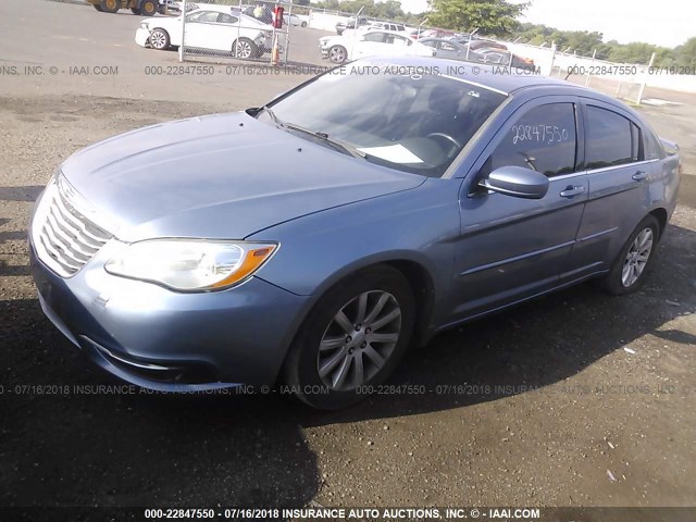 1C3BC1FG1BN559819 - 2011 CHRYSLER 200 TOURING BLUE photo 2