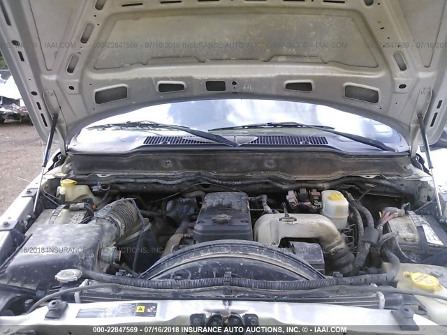 3D7KU28C94G245605 - 2004 DODGE RAM 2500 ST/SLT 银色 照片 10