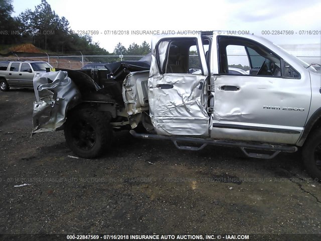 3D7KU28C94G245605 - 2004 DODGE RAM 2500 ST/SLT 银色 照片 6