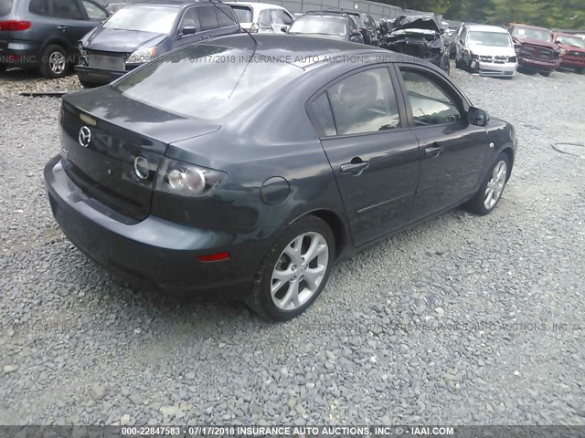 JM1BK32G791245173 - 2009 MAZDA 3 I GRAY photo 4