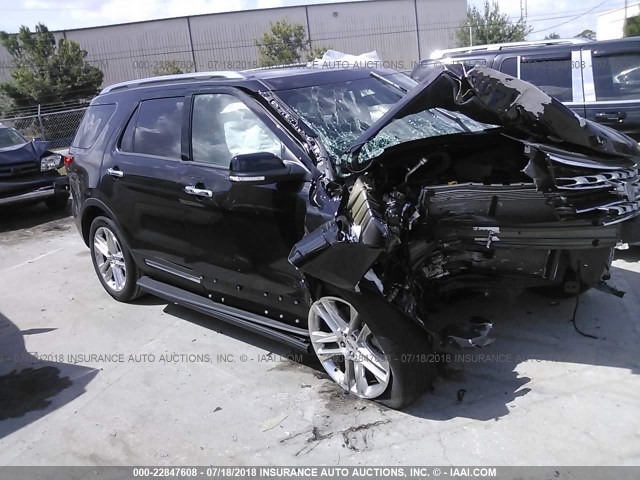 1FM5K7F81HGD62522 - 2017 FORD EXPLORER LIMITED 黑色 照片 1