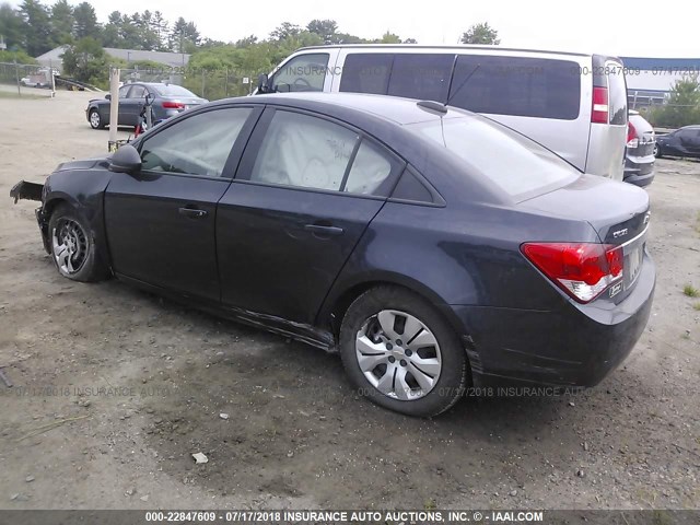 1G1PC5SG7G7208187 - 2016 CHEVROLET CRUZE LIMITED LS BLUE photo 3