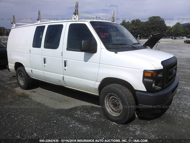 1FTNE2EL4CDA93611 - 2012 FORD E250 E250 VAN WHITE photo 1