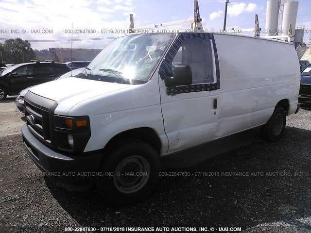 1FTNE2EL4CDA93611 - 2012 FORD E250 E250 VAN WHITE photo 2