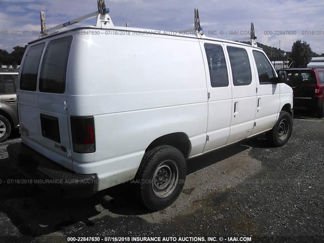 1FTNE2EL4CDA93611 - 2012 FORD E250 E250 VAN WHITE photo 4