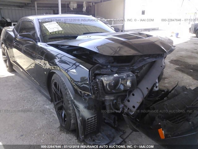 2G1FL1EP2D9802888 - 2013 CHEVROLET CAMARO ZL1 BLACK photo 1