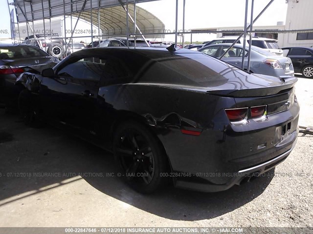 2G1FL1EP2D9802888 - 2013 CHEVROLET CAMARO ZL1 BLACK photo 3